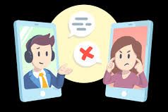 cartoon image of dealing with an upset customer